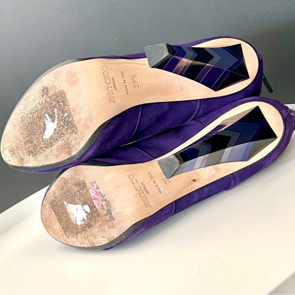 Jimmy Choo Erica Ankle Bootie Dark
Purple Suede - Picture 12 of 16